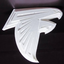 logo atlanta falcons sanat hayranı rozet nfl superbowl Şahin csd 3d print model - Mito3D