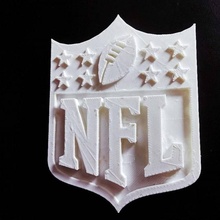 nfl liga nacional fútbol logo fan art insignia logotipo superbowl csd 3d print model - Mito3D