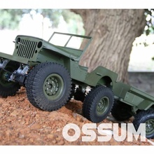 rc mb jeep 1 10 Spielzeug Spiele Militär 4x4 crawler Kühlergrill Modell scaler 3d print model - Mito3D