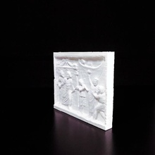 kabartma sahne komedi tarama antik Yunan rahatlama tiyatro 3d print model - Mito3D