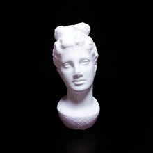 marble head young woman funerary statue scan ancient greek 3d print model - Mito3D