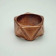geométrica pulsera joyería bronce joyeríala 3d print model - Mito3D