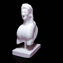 busto taso scansione greco mitologia scultura donna religione 3dprint 3dscan asiaminor alato 3d print model - Mito3D