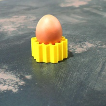 panal huevo titular jardín 3d print model - Mito3D