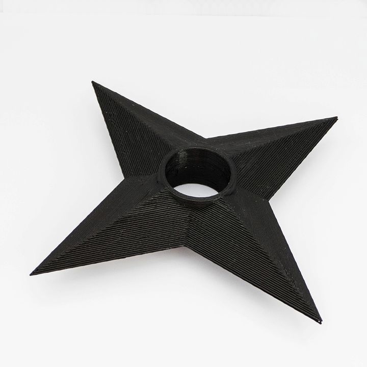 shuriken estrelas arremesso fan art arma 3D print model - Mito3D