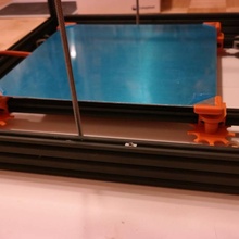 cobblebot heatbed table build 3d printer holder bed heatbedcorners heated bedholders 3d print model - Mito3D