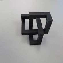 cubi nodo trifoglio l'istruzione trefoilknot 3d print model - Mito3D