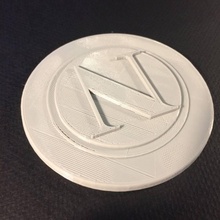 ssc napoli - logo fan art badge csd seria assc 3d print model - Mito3D