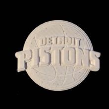 detroit pistons logotipo fan art emblema nba pistões csd 3d print model - Mito3D