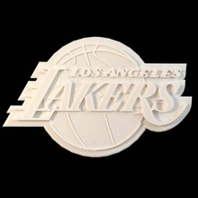 lakers angeles logo fan art insignia logotipo nba losangeles csd 3d print model - Mito3D