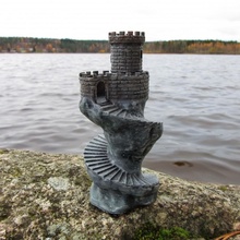 spiral tower Spielzeug Spiele Gebäude fantasy ornament Turm Miniatur Landschaft 3d print model - Mito3D