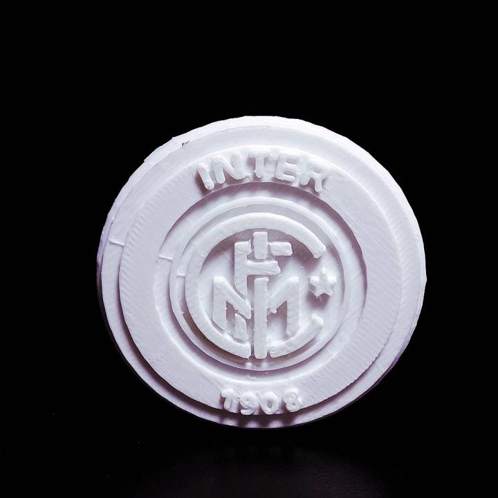 ınter milan logo sanat hayranı csd inter seria 3D print model - Mito3D