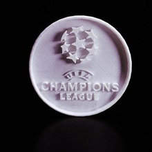 uefa champions league logo fan art liga campeones csd 3d print model - Mito3D