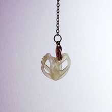 spirale pendente cuore gioielli 3d print model - Mito3D