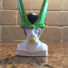 perfect cell bust fan art anime movie series dragonball dragonballz perfectcell 3d print model - Mito3D