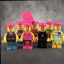 minifig pussyhat toys & games lego ultimaker woman women 3dprinting equality tinkercad equity women'smarch 3d print model - Mito3D