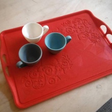 Basic Teezeit Tablett Garten Tee Teatimetray 3d print model - Mito3D