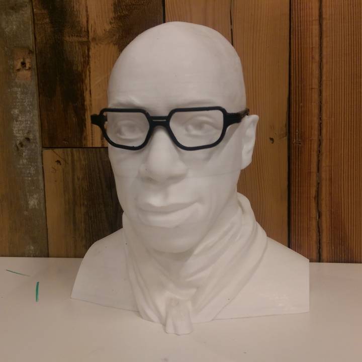 Ian Wright spec Design Mode Zubehör Brille Brillen 3D print model - Mito3D