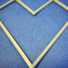 angular heart & garden valentines day 3d print model - Mito3D