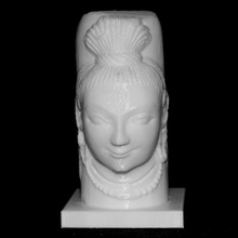 head asian art museum san francisco scan chinese column sculpture medicine ontario 3d print model - Mito3D