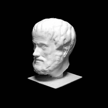 aristotales scan bust man 3d print model - Mito3D