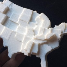 unido tipo 2 diabetes 2015 educación historia Estados Unidos mapa 3d print model - Mito3D