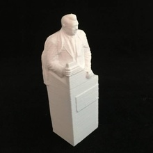 Mémorial Vladimir Mikhaylovitch Komarov analyse buste homme 3d print model - Mito3D