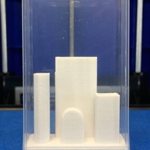 tic tac skyline education design 3ddesign tinkercad 3dchallenge tictacchallenge 3d print model - Mito3D