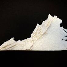 virginia topographic map education topography 3d print model - Mito3D