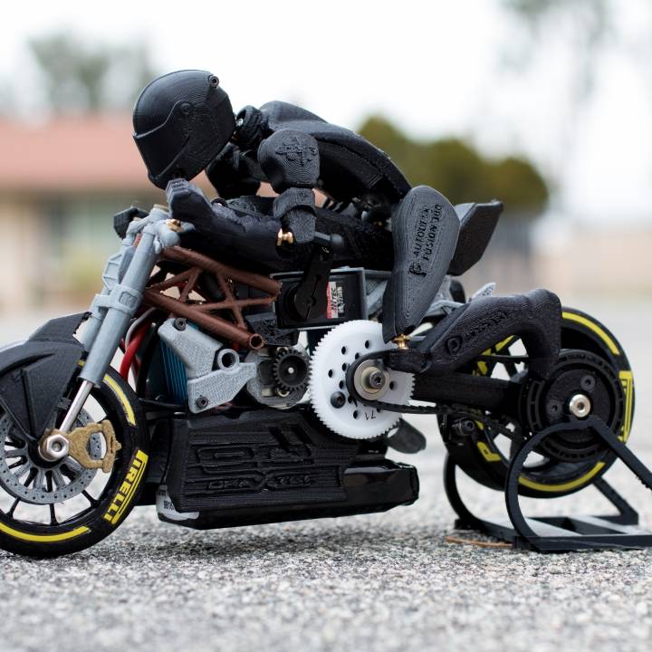 2016 ducati draxter concept drag bike rc gadgets & electronics motorcycle openrc 3D print model - Mito3D