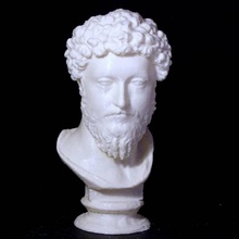 marcus aurelius scan bust head roman rome sculpture beard emperor 3dprint 3dscan culturalheritage 3d print model - Mito3D