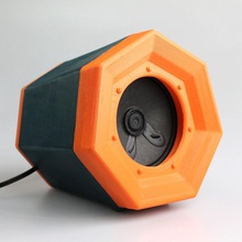 hex speaker mono gadgets & electronics music kitronik audio 3d print model - Mito3D