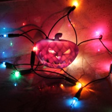 fairy light pumpkin & garden decoration fun halloween fairylights 3d print model - Mito3D