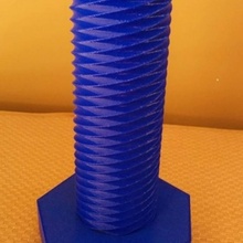 nuez tornillo jardín 3d print model - Mito3D