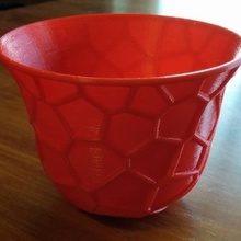 voronoi cup & garden 3d print model - Mito3D