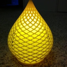 latticelamp3 jardin LED lampe lumière 3d print model - Mito3D