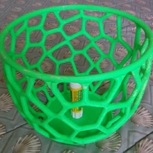 voronoibowl2a & garden bowl 3d print model - Mito3D