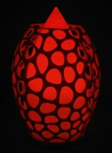 cagelight4 Garten Nachtlicht Tabelle Lampe LED aufführen 3d print model - Mito3D