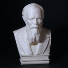 gravestone fyodor dostoyevsky scan bust man death 3d print model - Mito3D
