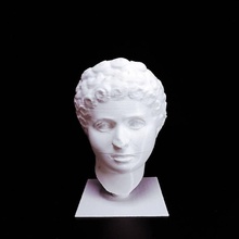 mármol retrato joven niña escanear cabeza romano 3d print model - Mito3D