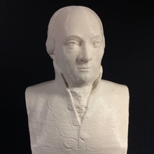 portrait m muraviov scan bust man 3d print model - Mito3D