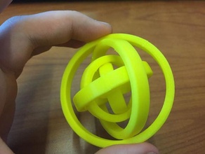 gyroscopique anneaux jouets Jeux cool gyro jouet gyroscope agiter cooltoy bague rotatifs 3d print model - Mito3D