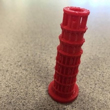 leaning tower pisa education architecture building famous italy italian leaningtower pisatower 3d print model - Mito3D