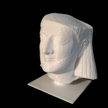 egyptian-style worshipper scan 3d print model - Mito3D