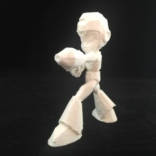 mega man action figure poly toys & games toy rocket boy 3d print model - Mito3D