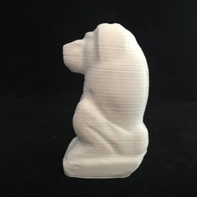 figura babuino escanear 3d print model - Mito3D