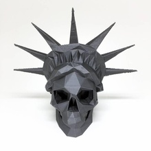 liberty dying & garden skull usa liberty