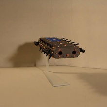 battleship tabletop ship space flight 3d print model - Mito3D