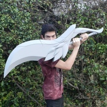canavar avcı nesiller boyut Büyük kılıç hayran Sanat nintendo Ejderha sivri uç Kostüm oyunu bıçak ağzı capcom avcısı zam3d 3d print model - Mito3D