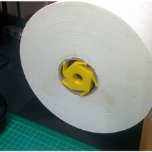spool hub adapter garage paper roll & garden customized 3d print model - Mito3D